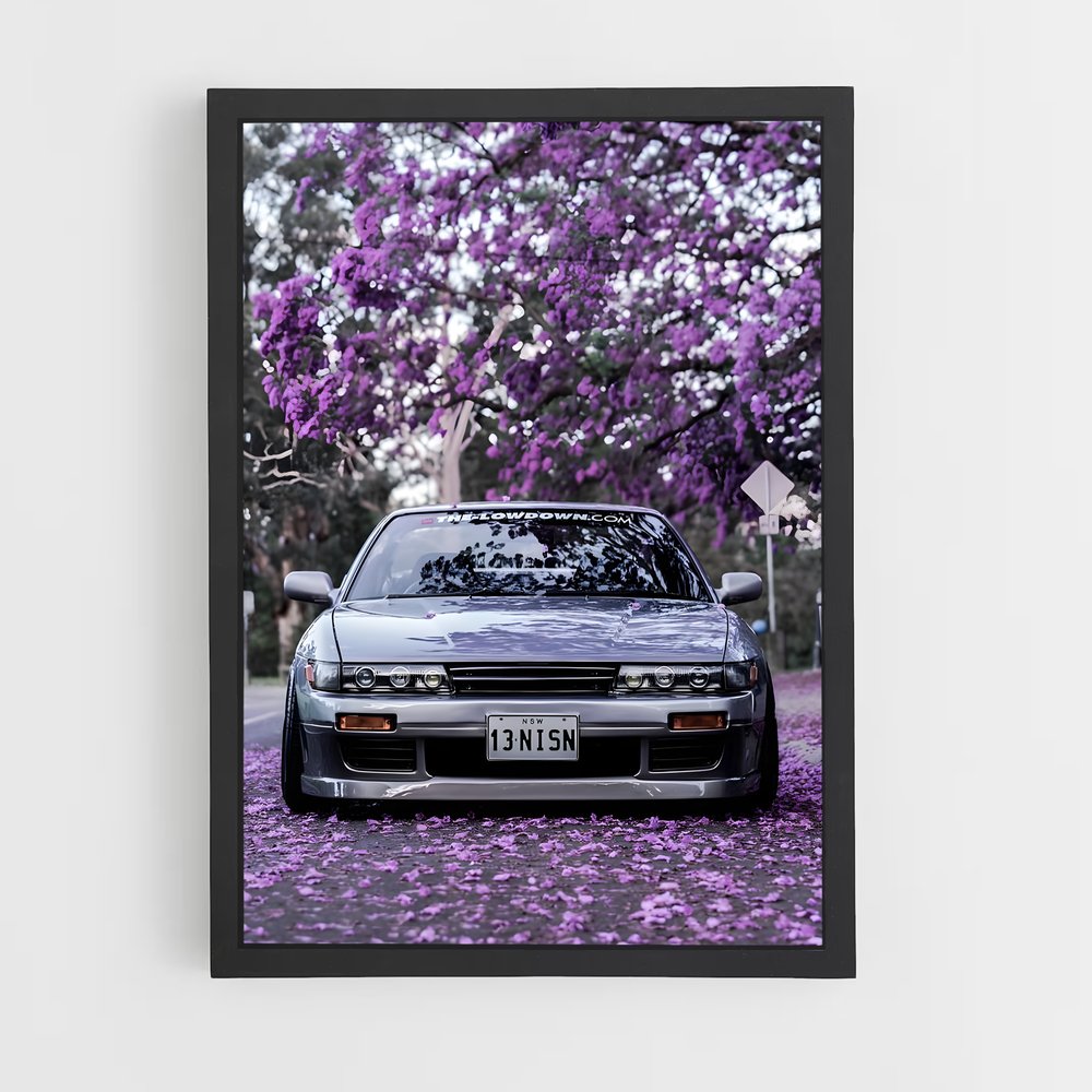 Poster Nuit Fleurie – affiche Nissan (vue 2)